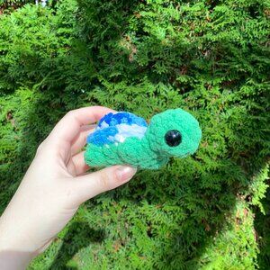 FREE WITH BUNDLE - Small Turtle Crochet Plush